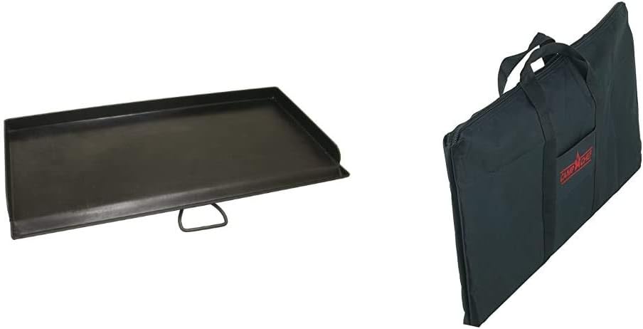 Camp Chef Professional Fry Griddle, Two Burner 14 Cooking Accessory   Camp Chef Extra Large Griddle Bag