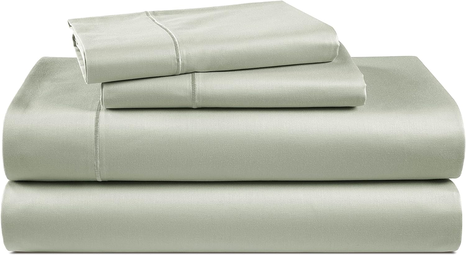 LANE LINEN Luxury 100% Egyptian Cotton Bed Sheets - 1000 Thread Count 4-Piece Mineral King Set Bedding Sateen Weave 16 Deep Pocket (Fits Upto 17 Mattress)
