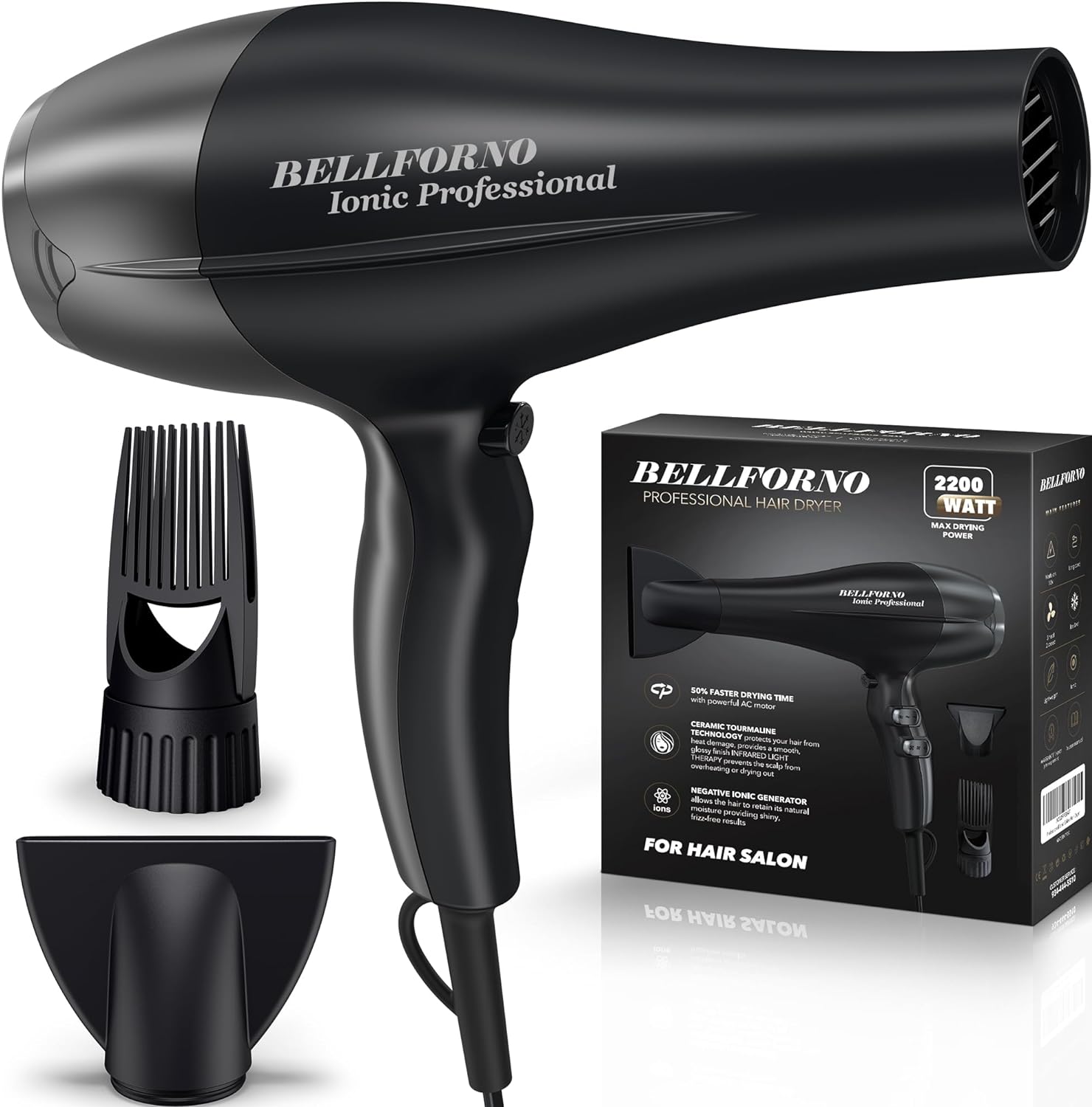 I have fine thin hair which air dries within an hour, but i prefer blow drying it than air drying. just to get that straight, blow out look.This hair dryer is a pretty decent size, definitely wouldnt take this when traveling just because its not the ideal travel size. but its perfectfor at home use! it has an amazing grip,which most hair dryers dont have. i definitely recommend this for everyday use. i also love how theres different tools that comes with it,i love using the flat head, it ma