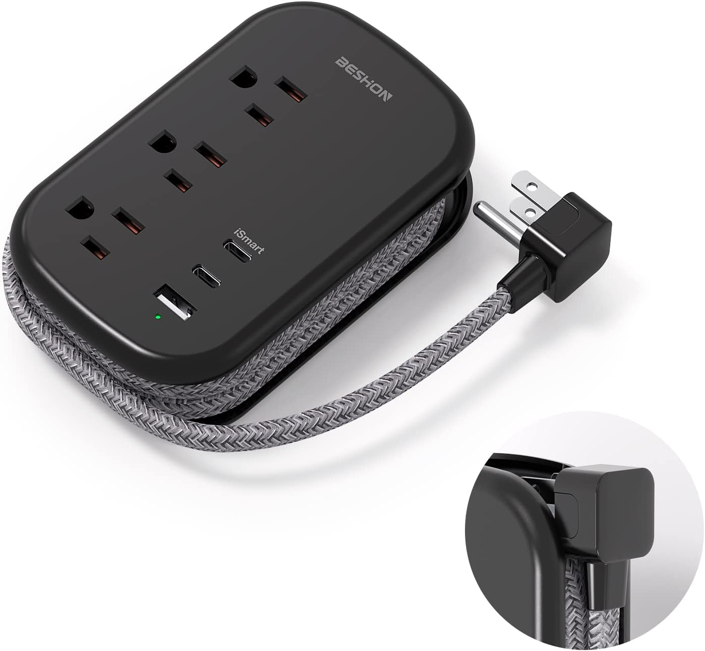 I purchased this small power strip for travel as I travel quite a bit and hotels sometimes don't have adequate outlets or don't have them where I need them to be. It is small and compact making it a nice addition to my suitcase setup. I have used each plug on this unit with no issues and nice charge speed for my tech items. The cord is long enough for me and wraps around nicely for easy packing in the included case. Very happy with my purchase.