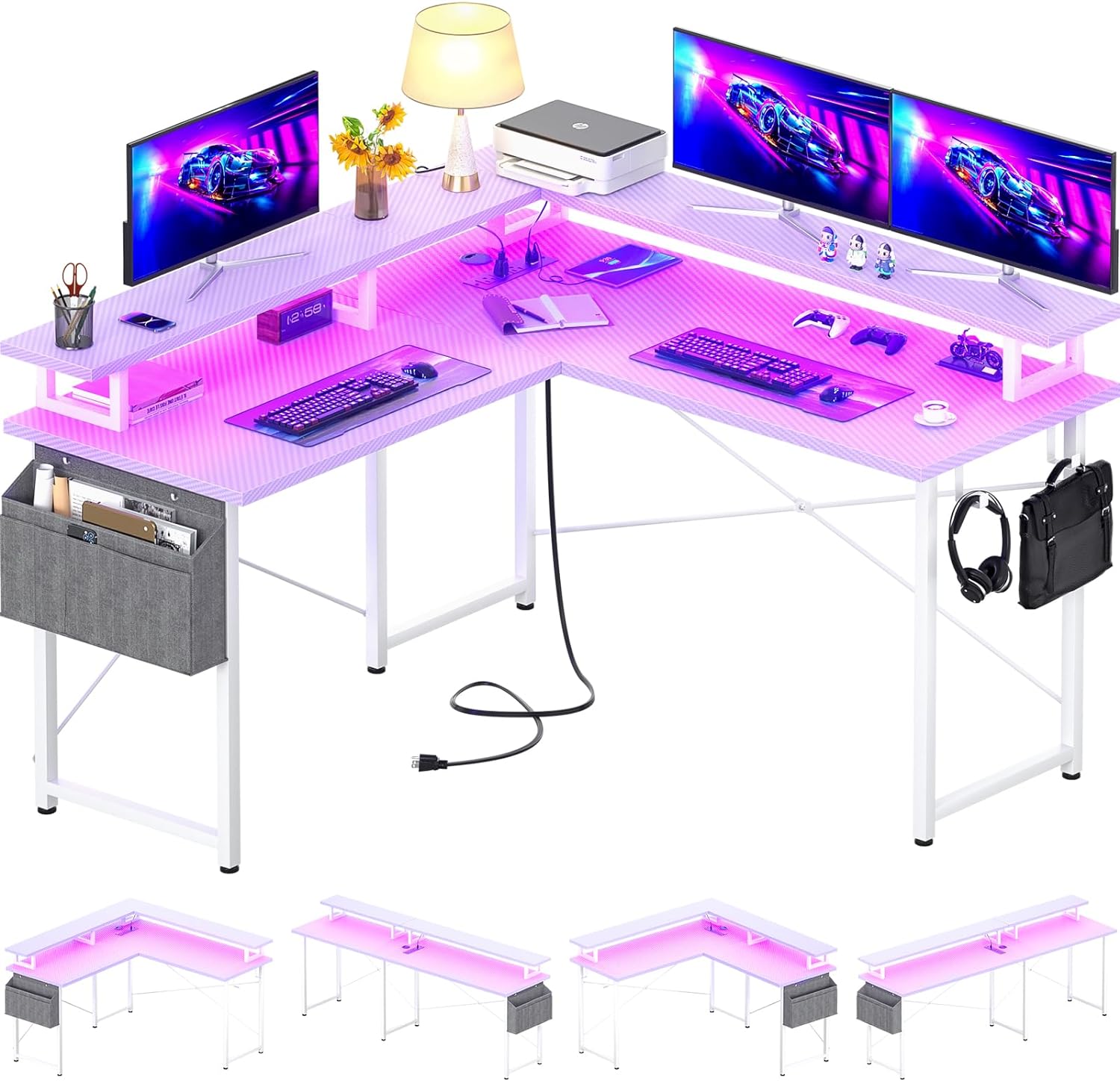 Just had to shout out about this gaming desk I copped C it' a total game-changer! Putting it together was like a breeze, and it' so solid. Honestly, it' like a dream come true for my gaming setup. The design is sick, and for the price, it' a total steal. No regrets C worth every penny!