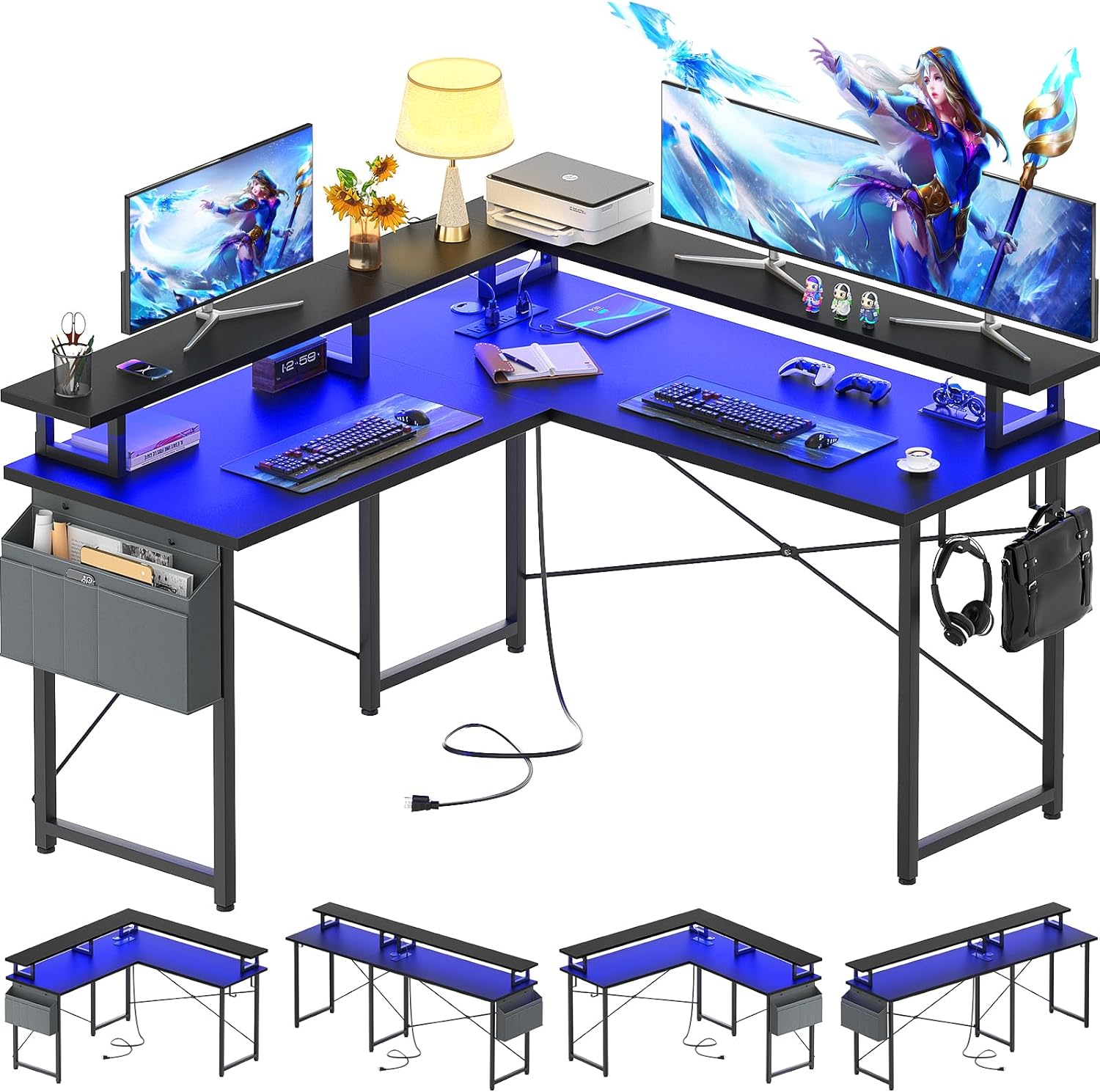 Just had to shout out about this gaming desk I copped C it' a total game-changer! Putting it together was like a breeze, and it' so solid. Honestly, it' like a dream come true for my gaming setup. The design is sick, and for the price, it' a total steal. No regrets C worth every penny!