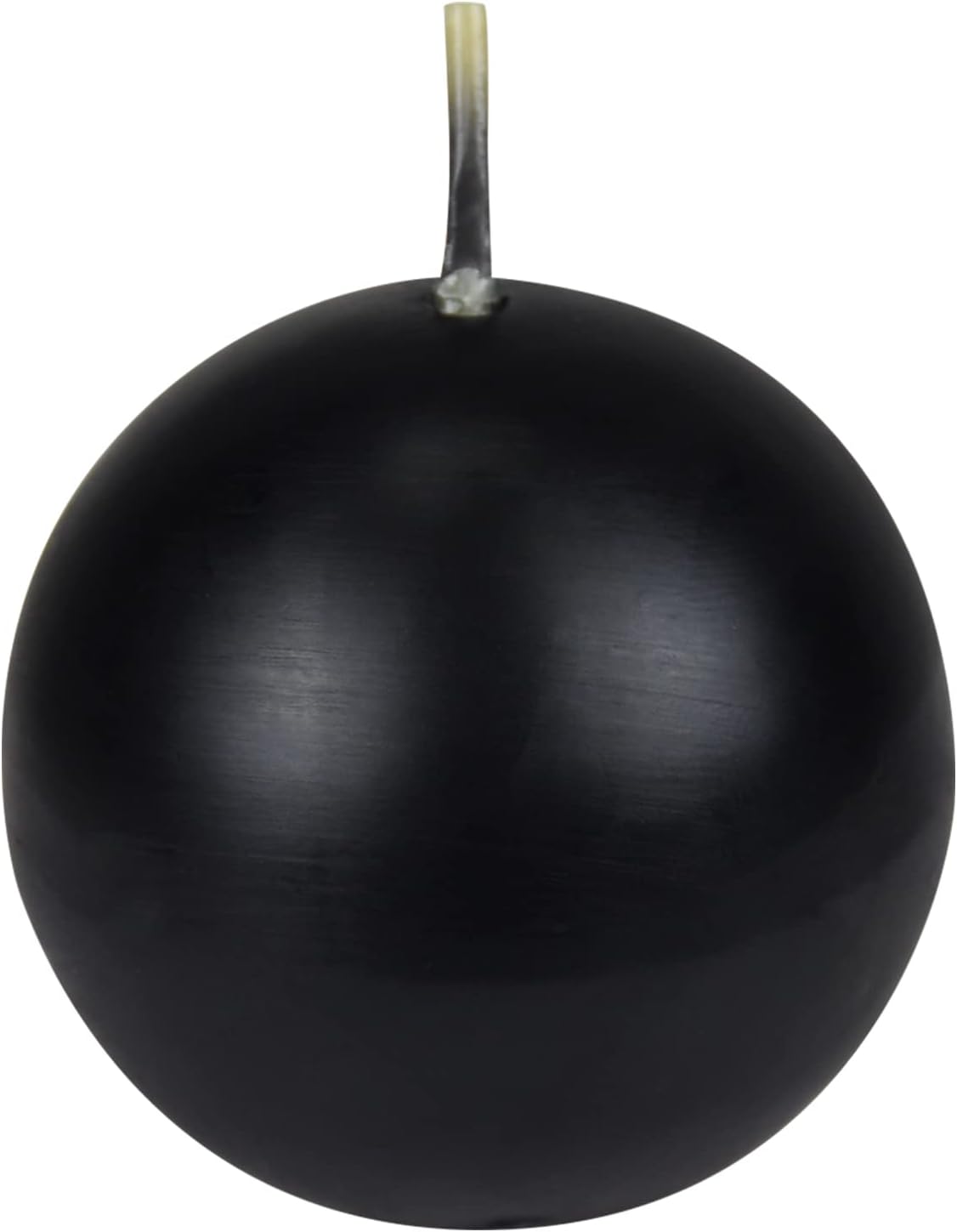 12-Piece Ball Candles, 2-Inch, Black