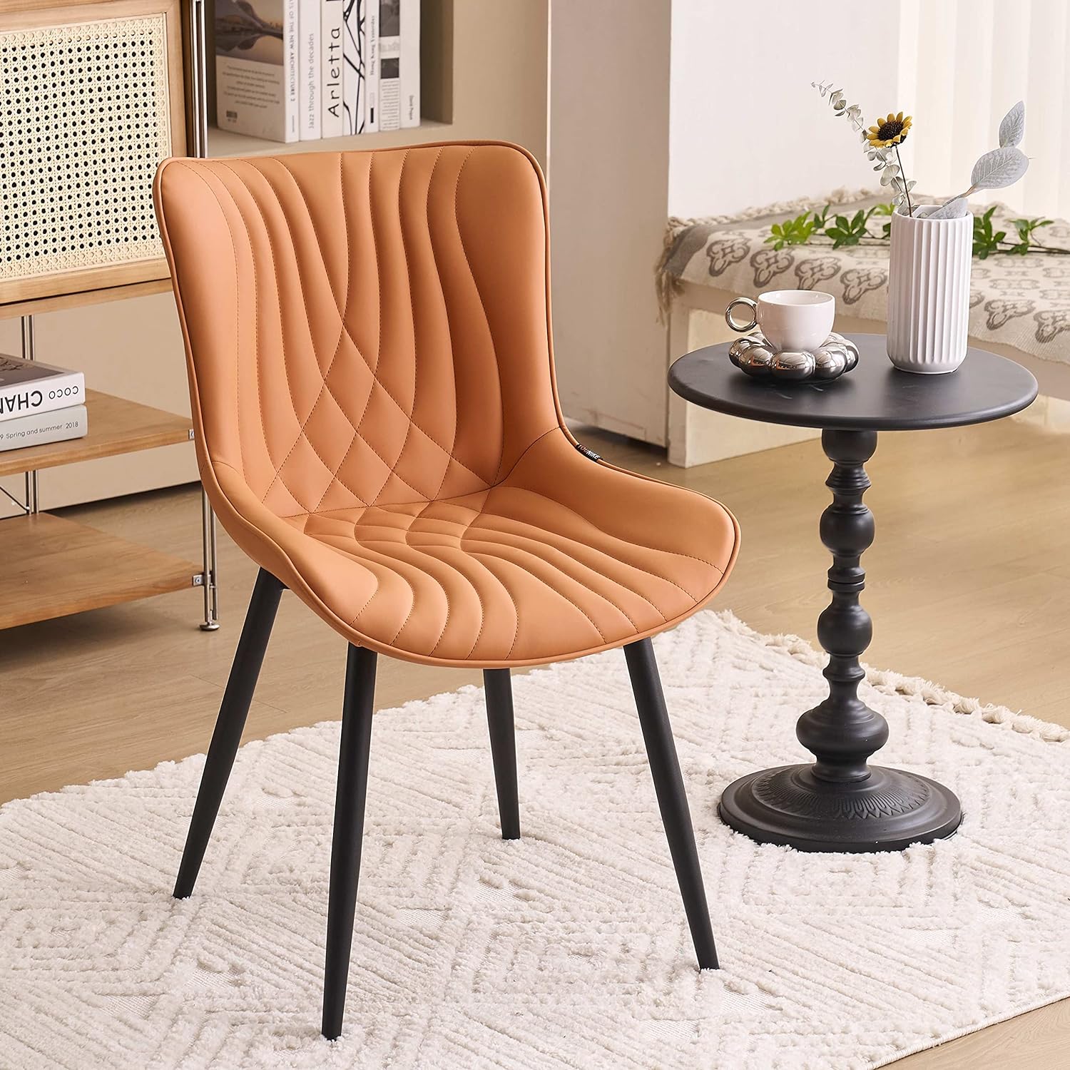 I bought the beige first and then bought the olive one later because of how much i loved the first one. The chairs are beautiful and suits my house so well. Its also sturdy and comfortable. Even my dog loves sitting on it. Id recommend it to anyone whos looking for a beautiful and comfy chair.