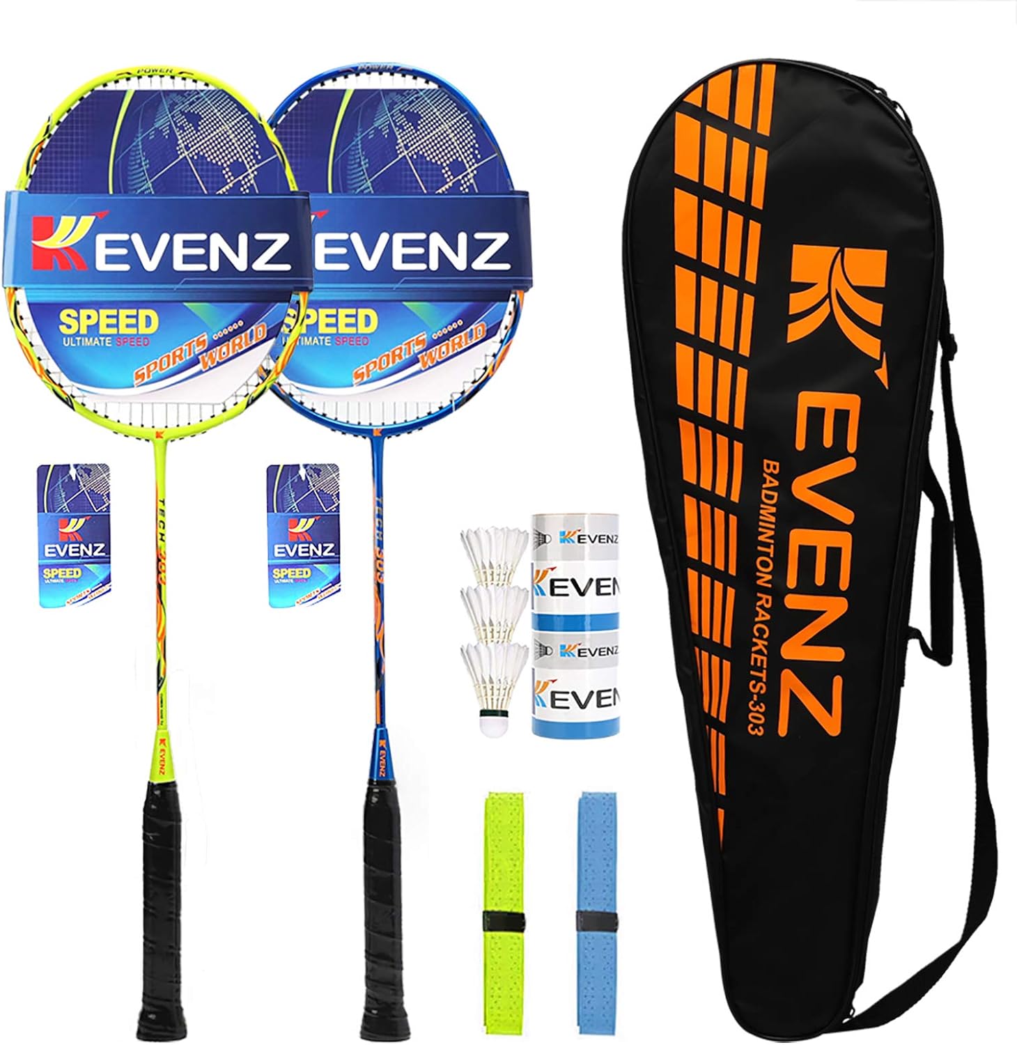 We really liked these rackets! They are very light-weight, super high quality and easy to handle. We have been enjoying to play with them since the day they arrived. The birdies are also very nice. We highly recommend these to anyone who enjoys to play badminton.