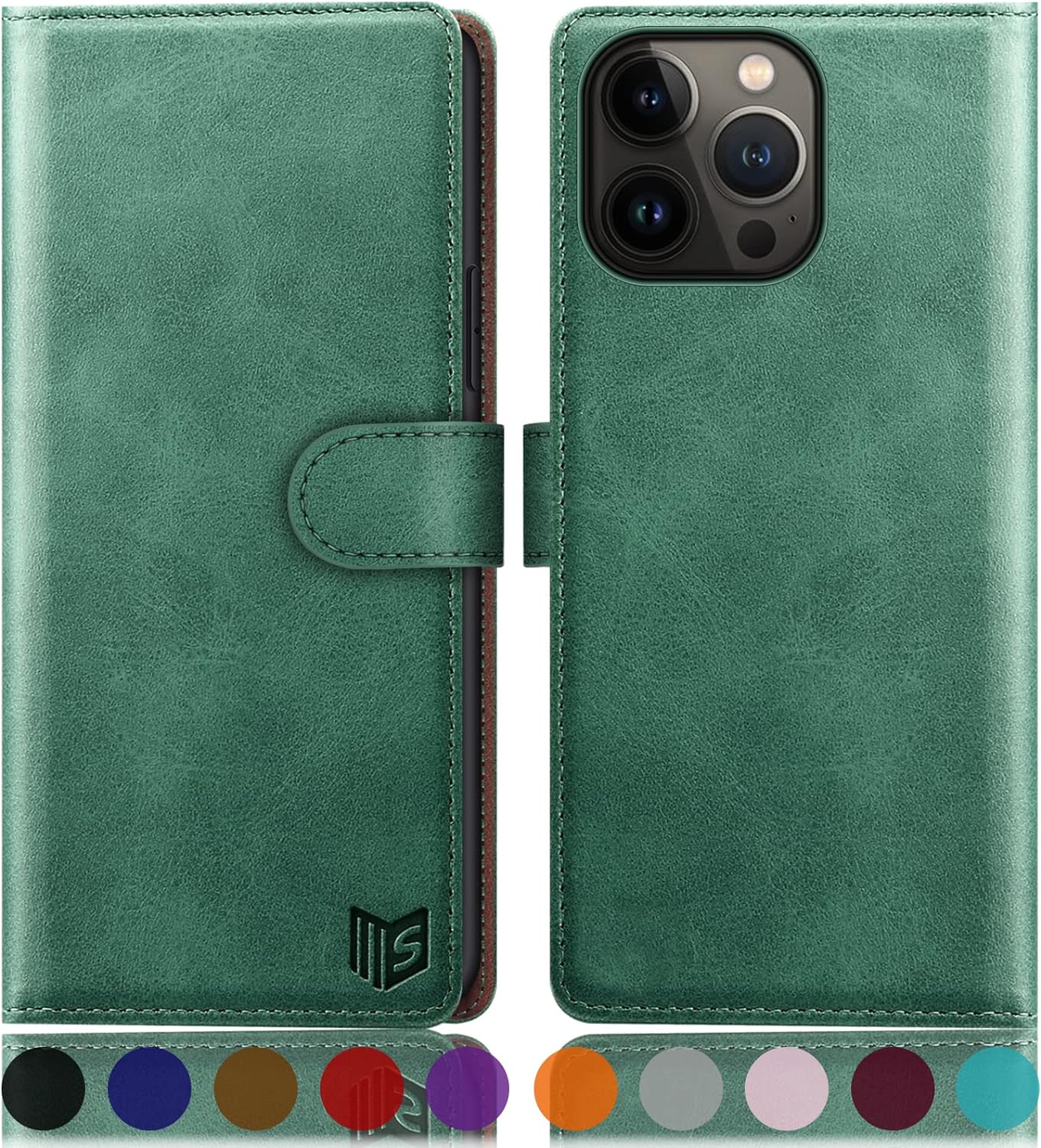 I ordered this phone case on Amazon because there wasnt much of a selection in the town where I live. I wanted a case that was more wallet-like so it would protect the phone if I dropped it. There is a magnetic closure and also there are three slots for credit cards. Theres also a pocket in the front cover when you open it. I am very satisfied with this and would purchase this again.