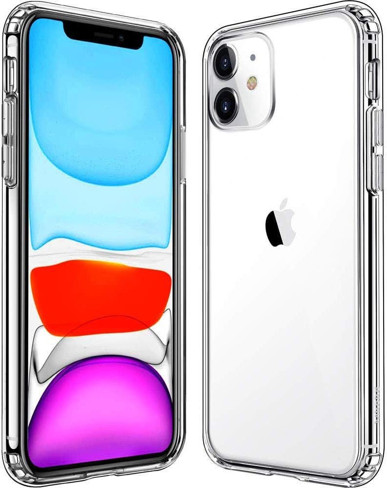 When it comes to choosing a case for your iPhone 11, the Mkeke Clear Shock Absorption Bumpers Cases stands out for its blend of aesthetics and functionality. Here' what makes this iPhone case an excellent purchase:Great Fit: Tailored specifically for the iPhone 11, the case offers a snug fit, ensuring that it doesn't slip or add unnecessary bulk to your phone.Clear Design: The transparent nature of the case showcases the iPhone 11' sleek design without compromising protection. This clear look 