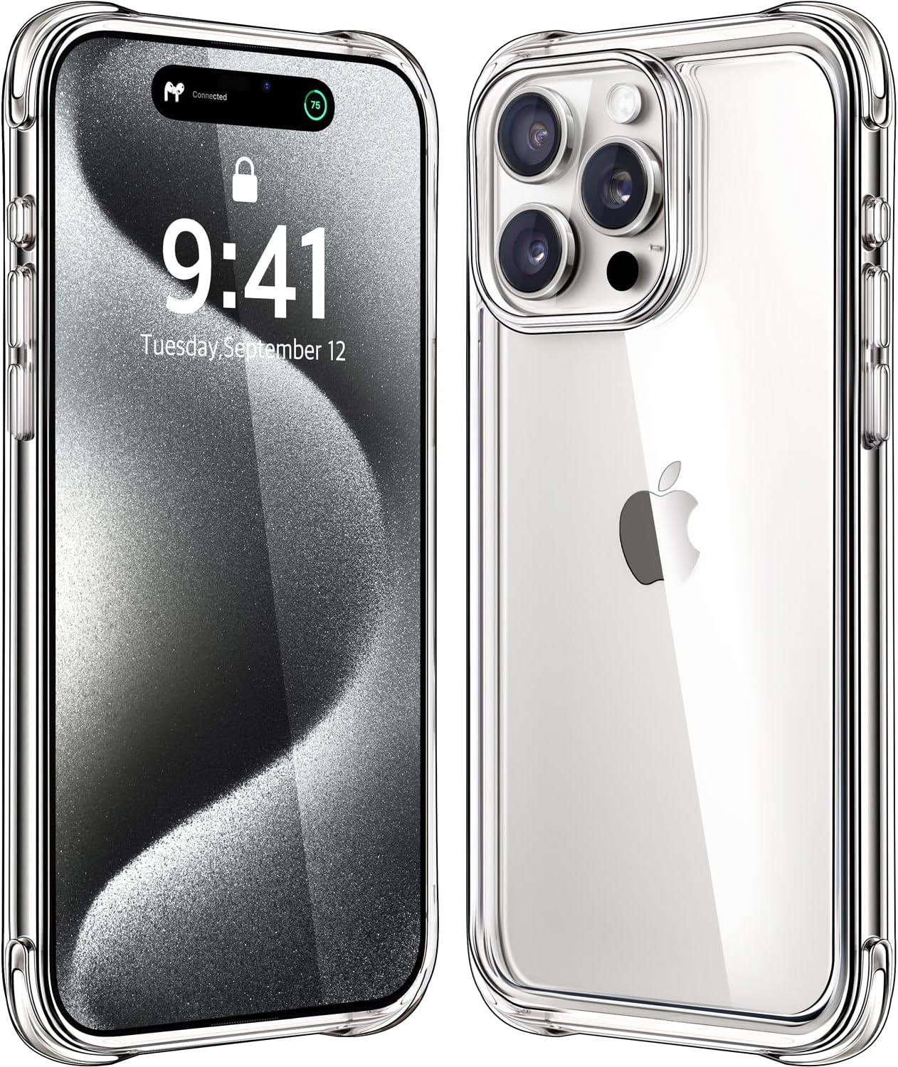 This is a good quality iPhone 15 pro case. It is thick enough to protect my phone without it being too bulky. I can easily slide my phone in my pocket. It is easy to take on and off- easy to wipe off. I drop my phone a lot, and this has kept it protected and in good working order.