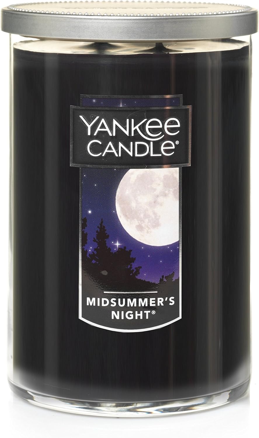 Yankee Candle MidSummer' Night Scented, Classic 22oz Large Tumbler 2-Wick Candle, Over 75 Hours of Burn Time