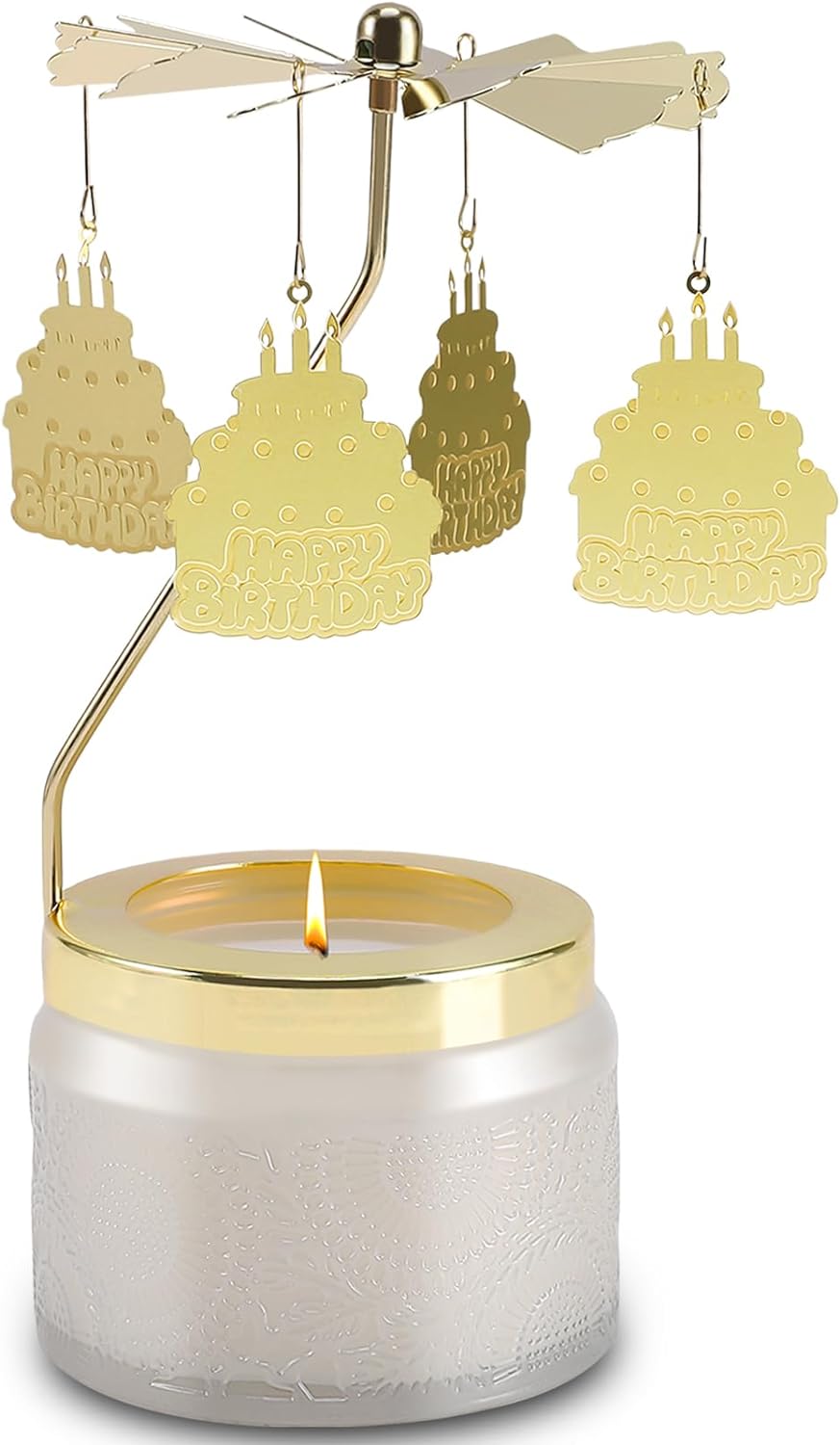 Gifts for Women | Birthday Gifts Rotatable Candle - Vanilla Cream Scented Candles for Home, Birthday Gifts for Women, Unique Birthday Gift for Her, Girls, Best Friends