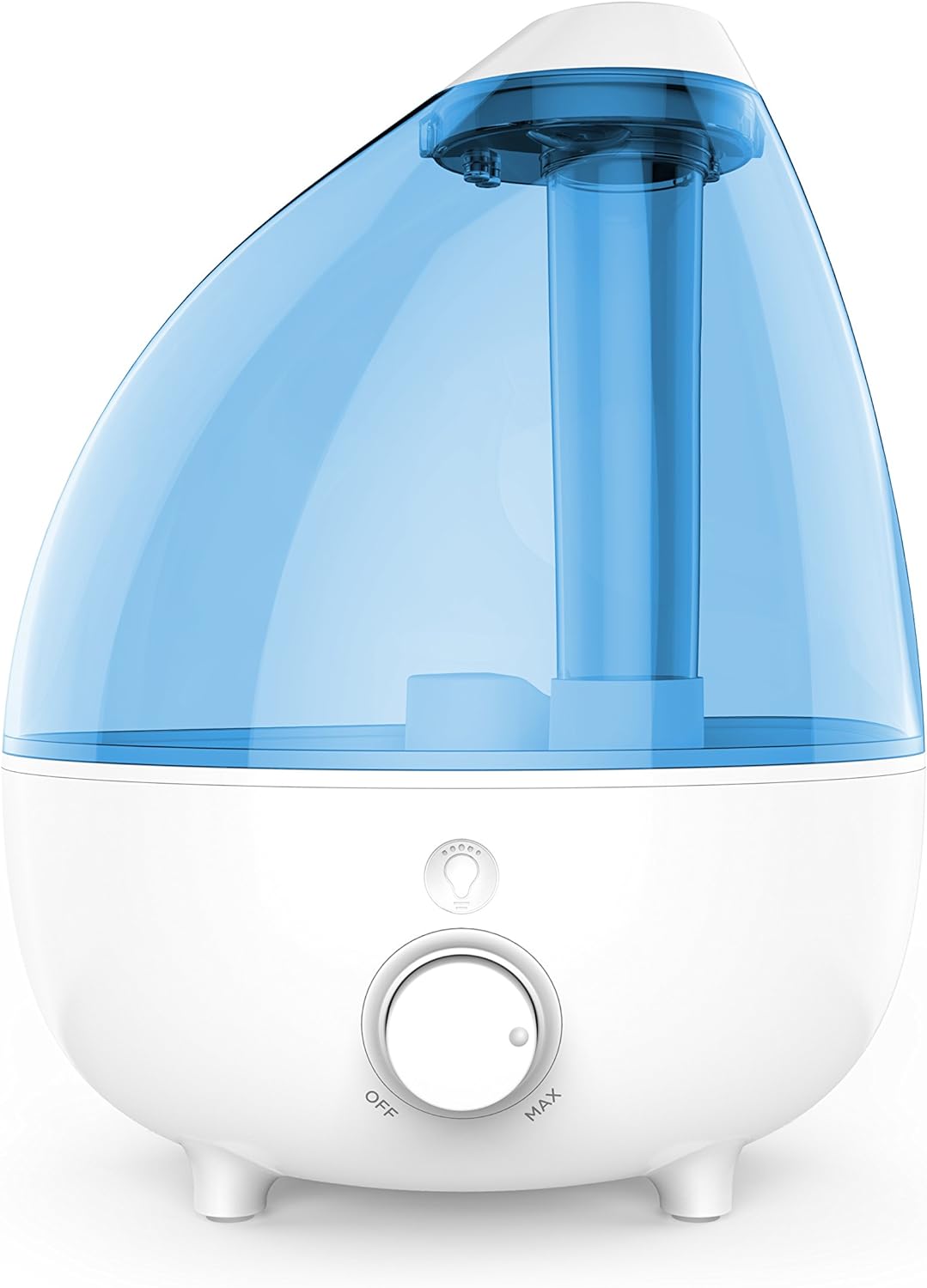 Weve purchased two of these humidifiers and absolutely love them! They are easy to fill and are so quiet while running. There are a few different levels of power and also a light! It is so easy to turn on and the size is perfect for my bedside table. We live in Colorado and have a whole home humidifier but it is just so dry in the winter this has helped us sleep better and breathe better! Also, its a cool mist which is very refreshing! Highly recommend!