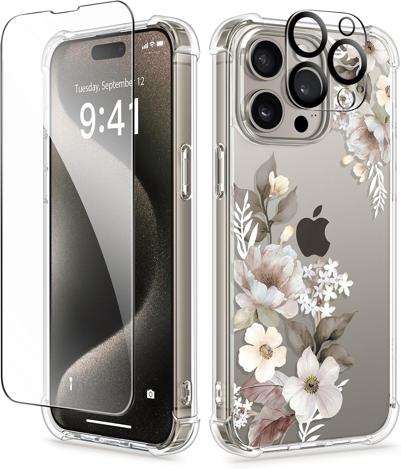 This case was perfect in every way. The design with the black butterflies was what I was looking for. The protection makes me feel confident that my phone will be protected. The extra bonus is the 2 screen protectors (I havent used yet) & the 2 camera lens covers great product, great quality and great price!