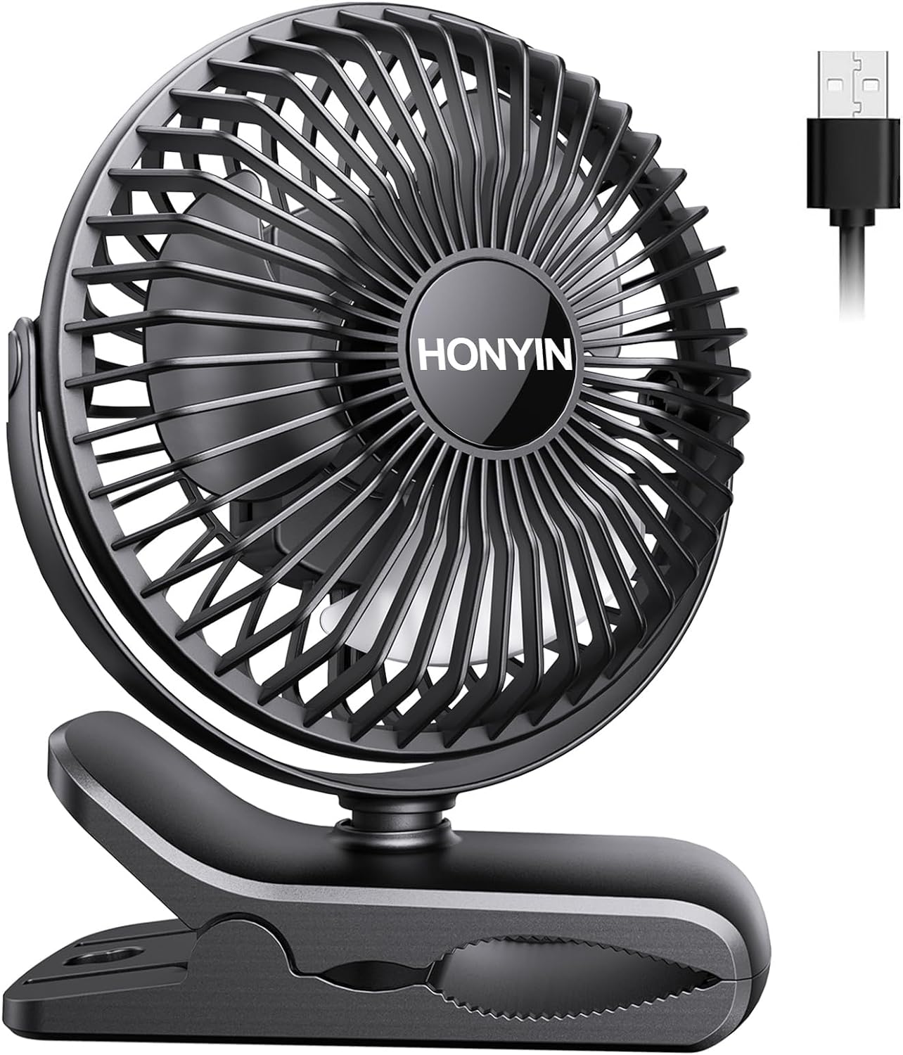 This powerful little fan is very versatile and keeps me cool at my warehouse job. I happen to have hyperhydrosis, which causes me to sweat profusely even in the dead of winter and to be intolerant of heat of any kind, so I needed a fan for my work station. I'm not allowed to plug anything in to an outlet, so I needed something battery-powered, which this fan is. One charge lasts me two to three days of 8-10 work shifts, which is so convenient! It stays clipped in place at my station too, unlike 