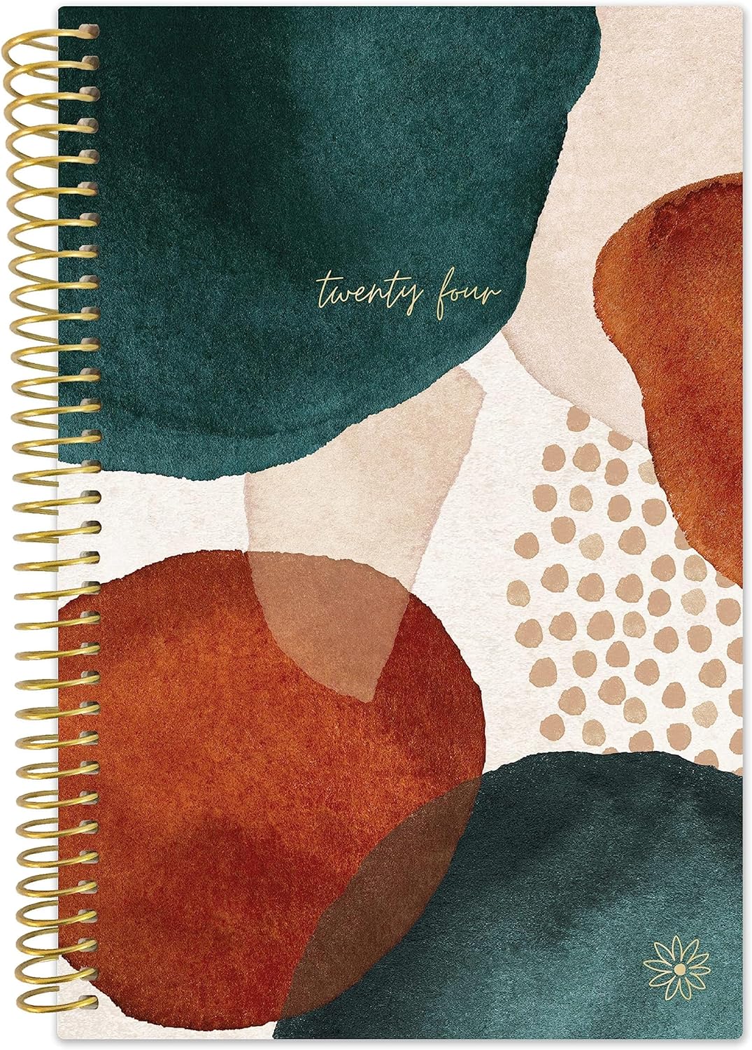 bloom daily planners 2024 Pocket Planner - 4 x 6 - (January 2024 - December 2024) - MINI Weekly/Monthly Agenda Organizer & Calendar Book - Earthy Abstract, Green