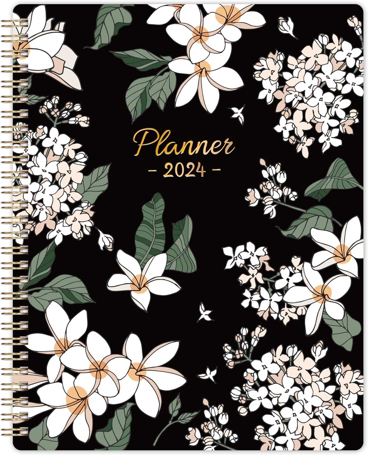 2024 Planner - Planner 2024 with Weekly and Monthly Spread, 8'' x 10'', Jan 2024 - Dec 2024, 2024 Calendar Planner, Check Boxes as To-do Lists, Twin-Wire Binding, Thick Paper, Perfect Daily Organizer