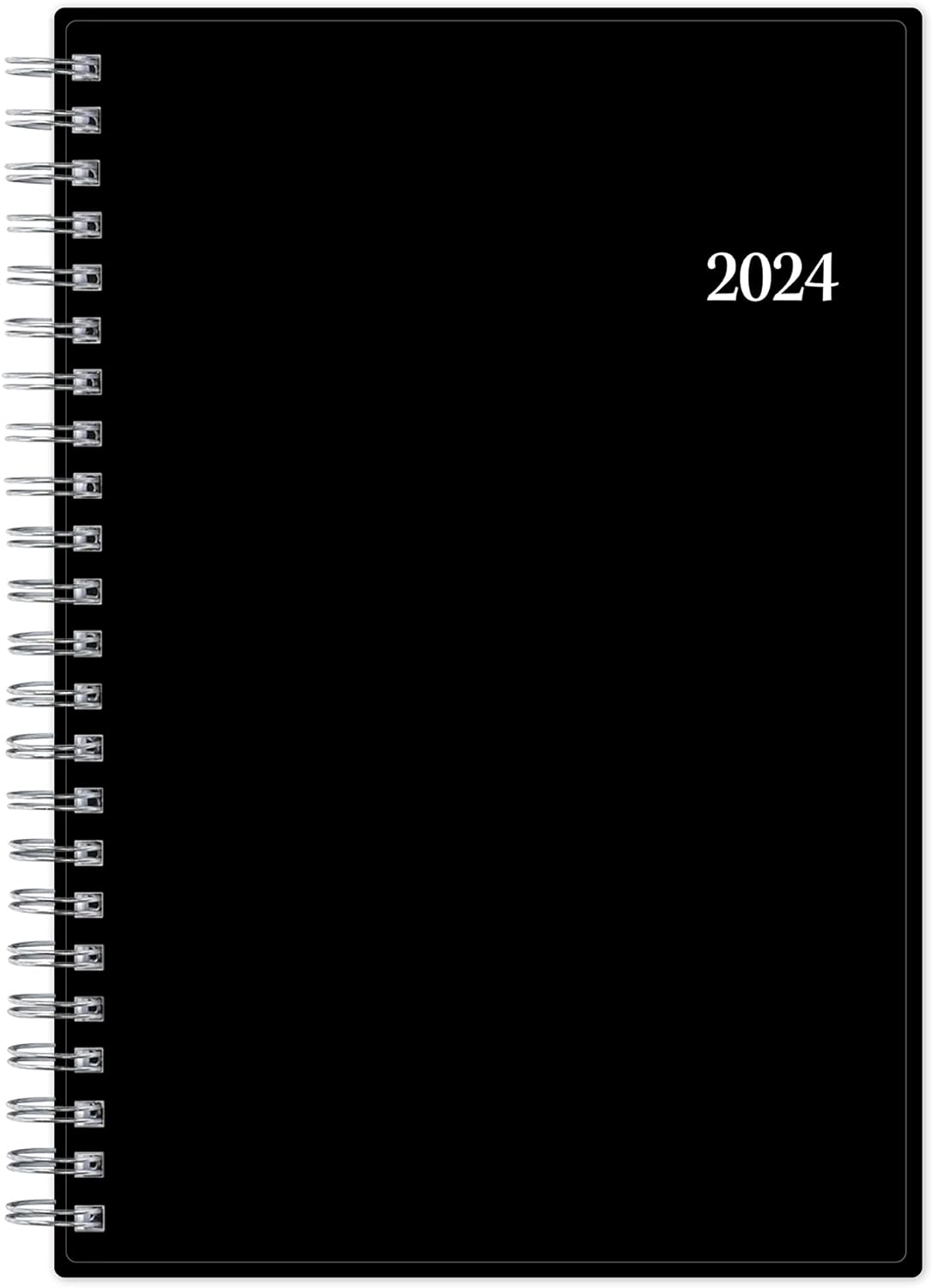 Blue Sky 2024 Weekly and Monthly Planner, January - December, 5 x 8, Flexible Cover, Wirebound, Enterprise (144726)