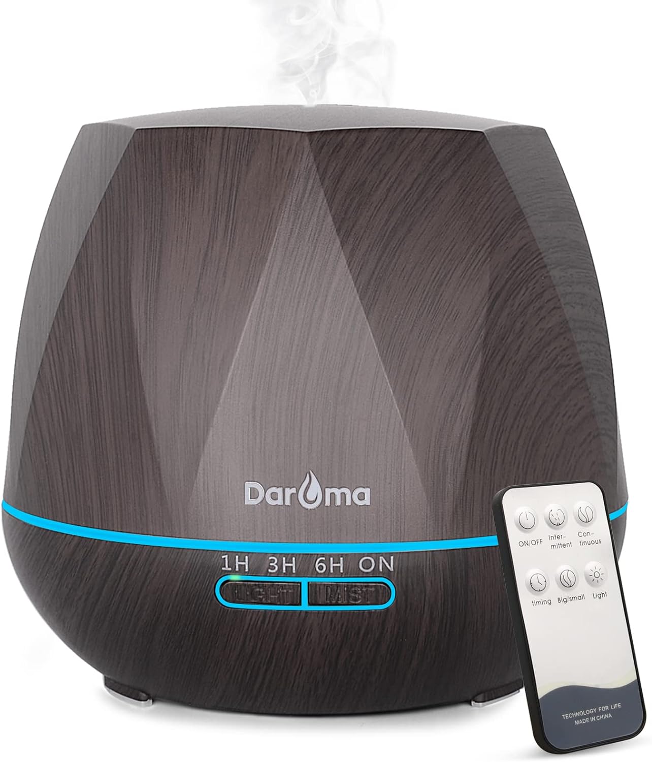 Large capacity, defuses essential oils easily nice steam,does not clog and very easy maitenance. Love it !