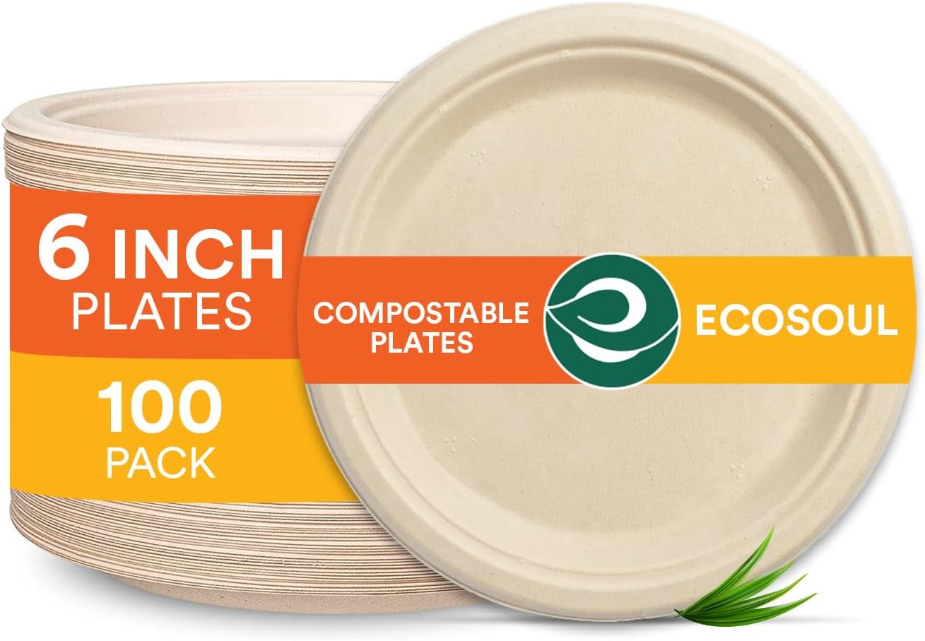 These plates are fairly sturdy and leakproof, and I like them because theyre compostable