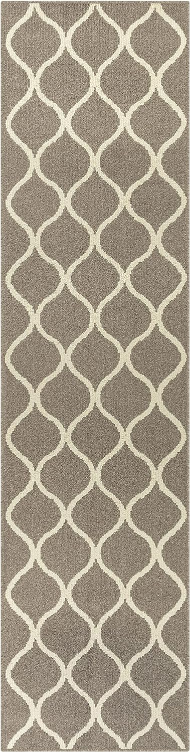 Maples Rugs Rebecca Contemporary Runner Rug Non Slip Hallway Entry Carpet [Made in USA], 2'6 x 10', Koala