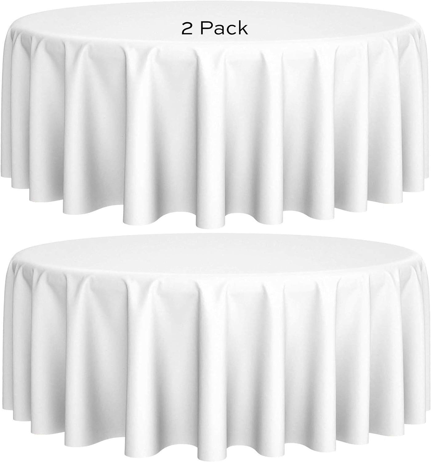 These table cloths are great ! They are restaurant quality ! I was so pleased when I got these, that we bought more in a different size for the rectangle tables. They cleaned up beautifully after the party as well. I used them on a 40 inch table and they fell right to the floor, which is what I wanted ! Will definitely recommend these to others.