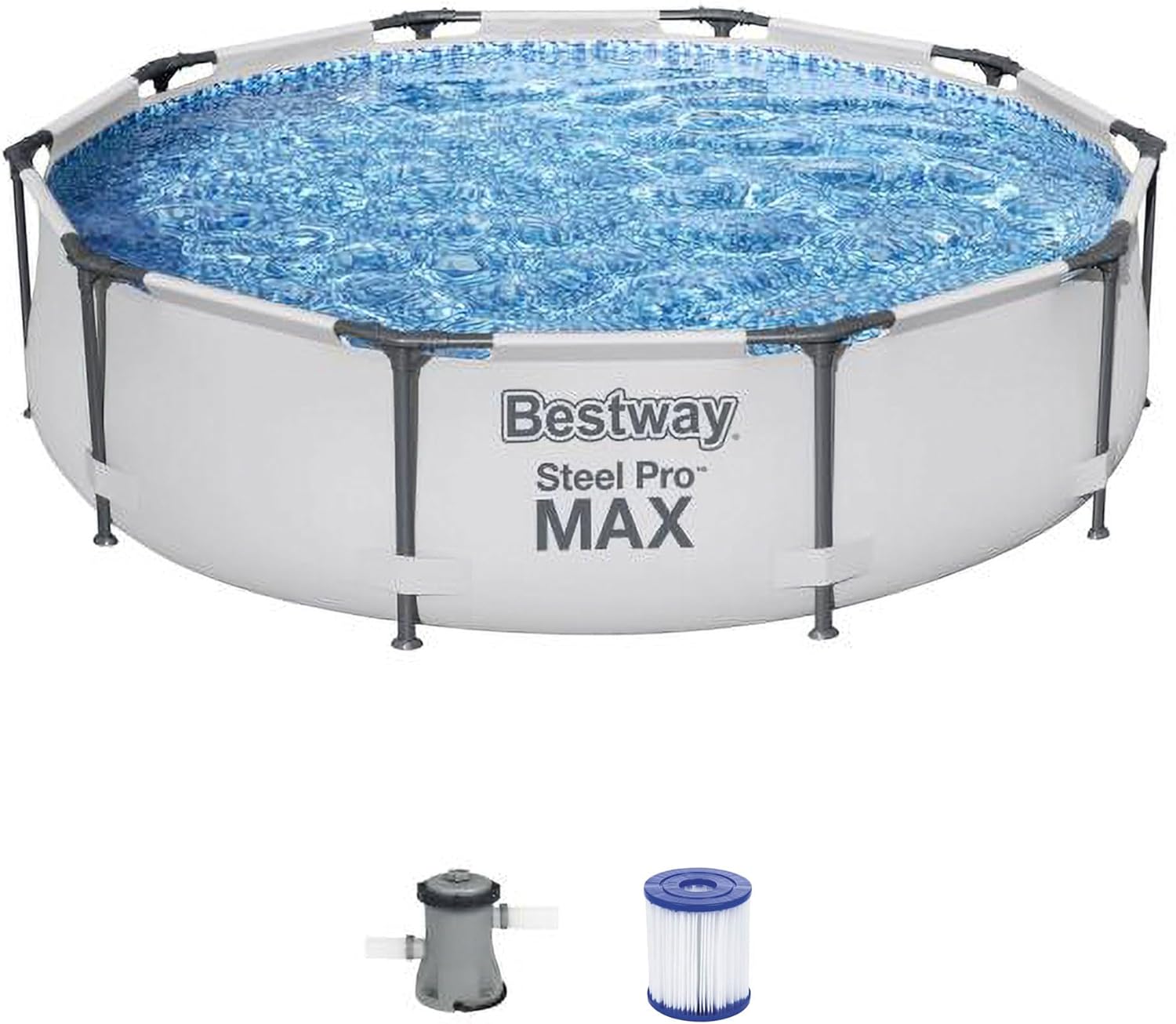 I love our pool. Set up was easy (but requires two people to make it smooth). It is a good working pool! Did have to shock it more then what I thought I would normally but the pump wasnt super powerful. Everything worked and a great price for product!