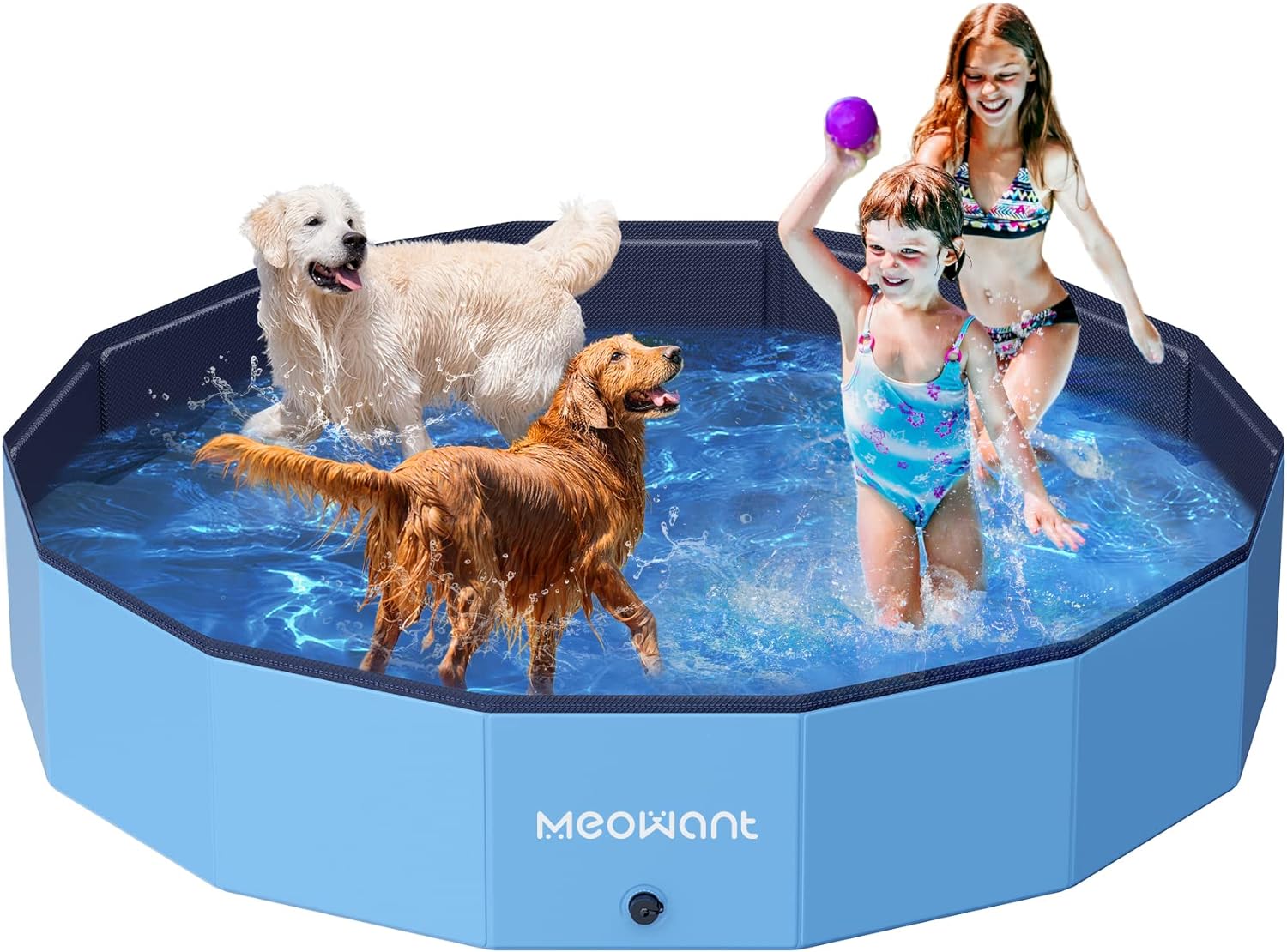 I run an in home dog daycare / boarding business and come spring and summer, the temps get pretty hot here in northern Cali, so pools are a must! I do wish the flooring was more durable. Even over 2 thick tarps, I find myself patching minor holes every few weeks, but, I guess thats not too bad considering the amount of use these pools get. Floor and sides do hold up much better than other comparable pools. I have not folded up, stored and reused. Come the end of the season I toss them. So many 