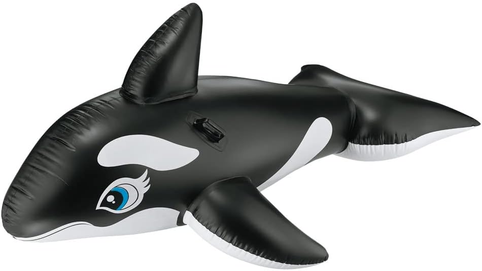 Intex Whale Inflatable Pool Ride-On, 76 X 47, for Ages 3+