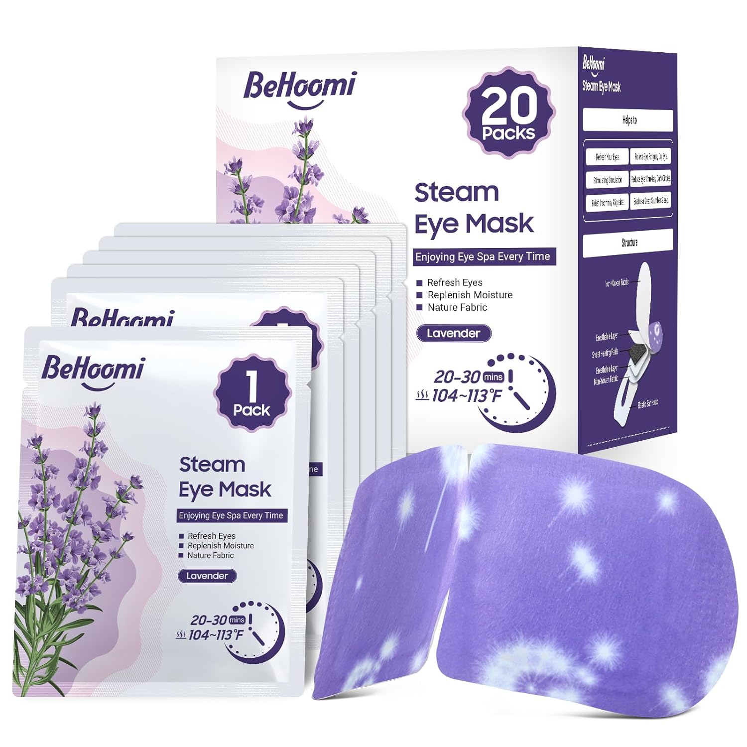These are amazing. I wear them when I cant sleep and they do wonders. I fall asleep quickly and remove them when I turn and realize they are still on. The warmth, weight and lavender smell are very soothing. Definitely recommend.