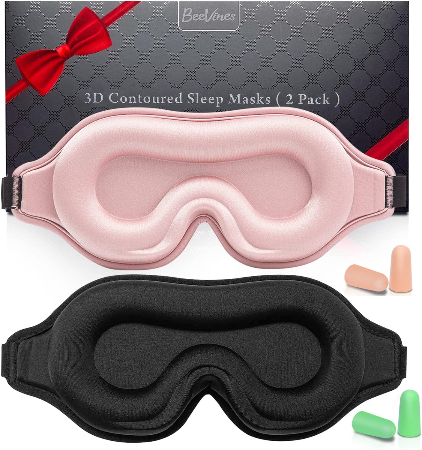 These are really well made. Definitely block out all light. I have lash extensions and was specifically looking for some eye masks that would work with lashes. These are perfect! Adjustable strap, nice material, doesnt slide off. Im a side sleeper and these work perfectly for me. Im also prone to migraines and these are perfect to wear when I need all light blocked. You wont regret buying these.