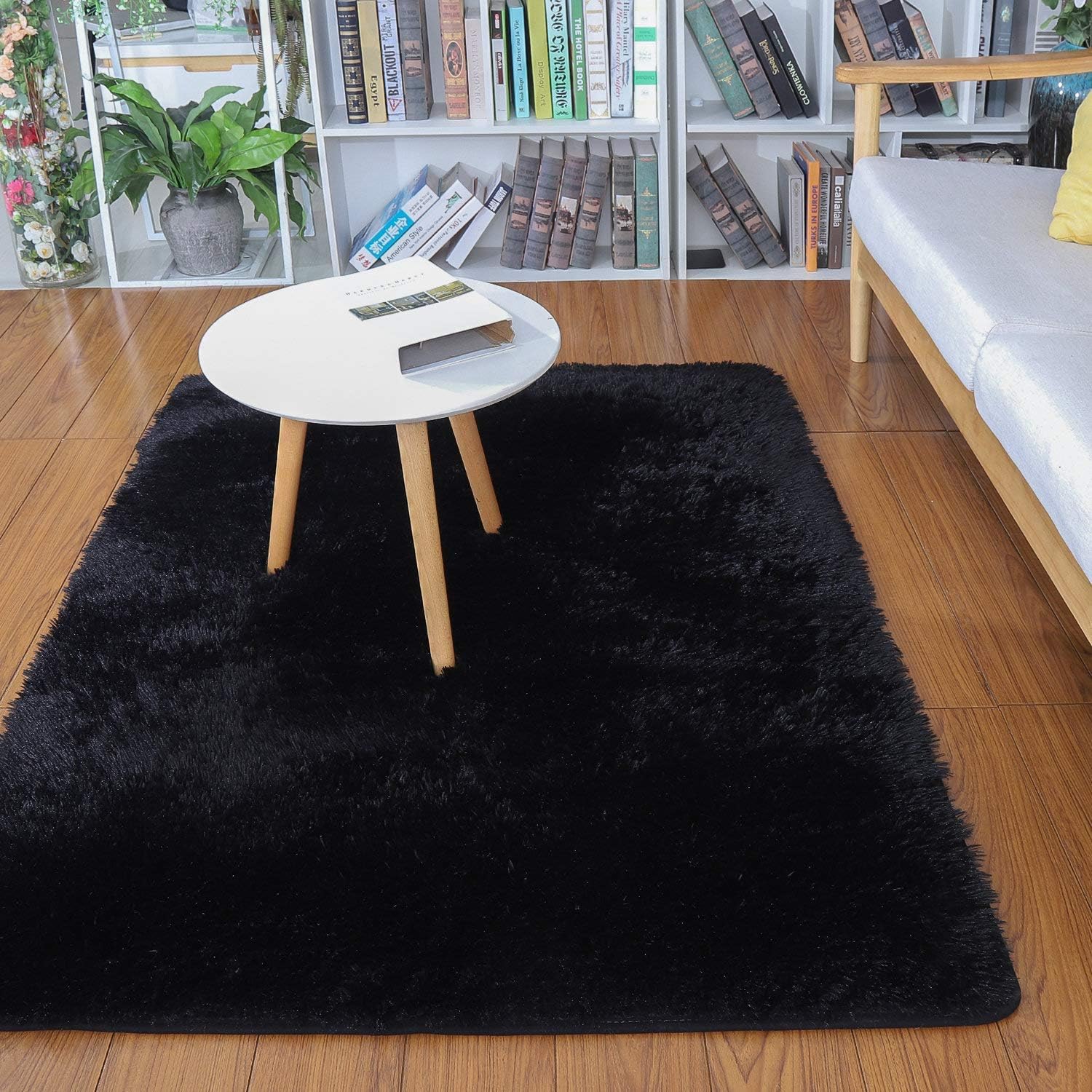 For the price per foot, this is a nice decent rug. Nothing necessarily special. But it is soft and serves it' purpose. Holds well on the hard wood floor, doesn't budge too easily, and should be able to go for a soft cycle in the wash.