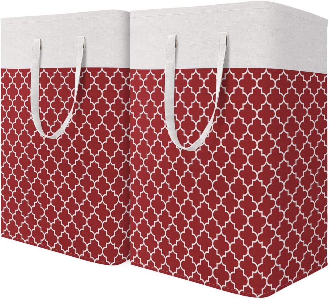I recently purchased a set of two laundry baskets, and I must say, it was an excellent deal that exceeded my expectations. The simplicity and functionality of these baskets make them an ideal addition to any home.First and foremost, the space-saving design of these laundry baskets caught my attention. Living in a compact space, I'm always on the lookout for items that can efficiently utilize the available room. These baskets fit the bill perfectly. When not in use, they can be collapsed, allowin