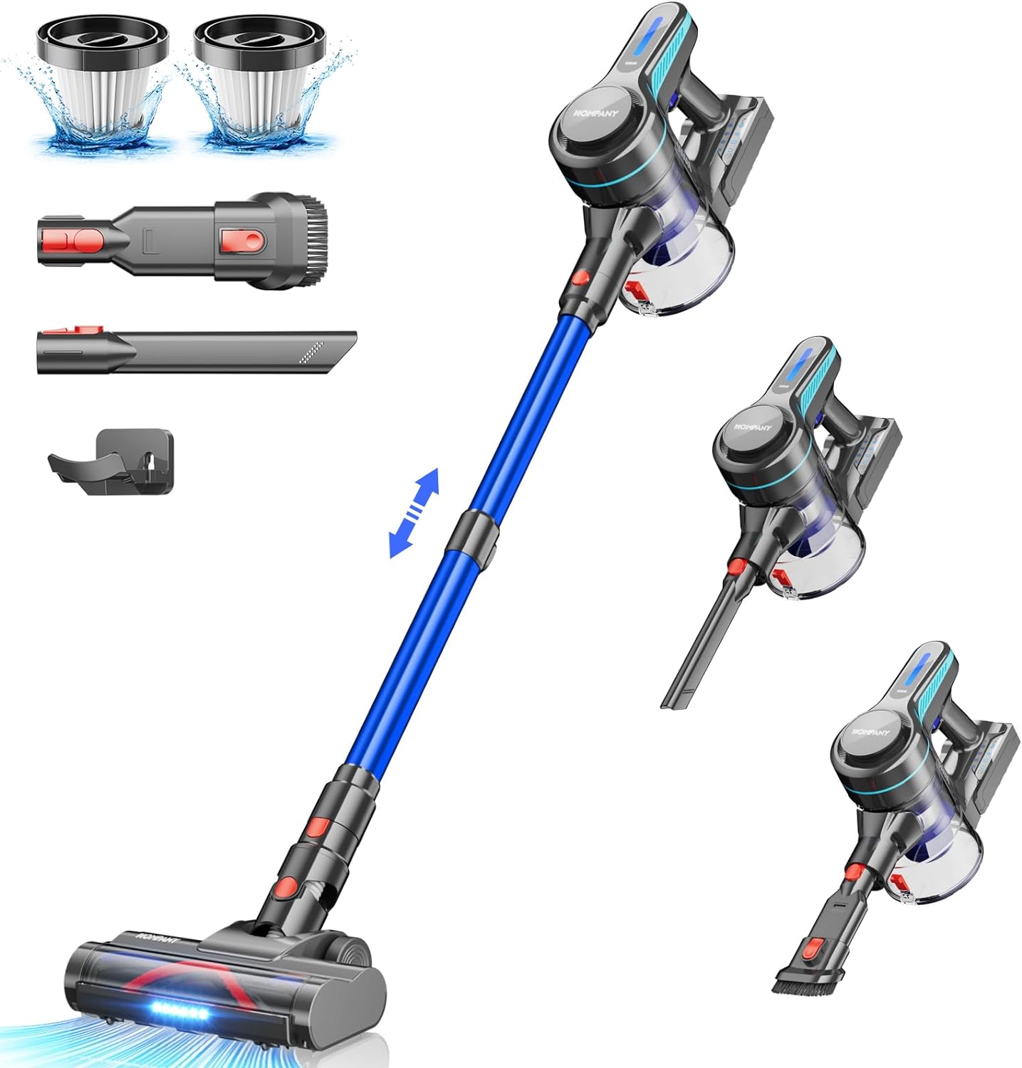 Finally a simple well built vacuum that does a wonderful job. It picks up well on hard surface and on my carpet which has medium pile. I have 3 cats and its perfect. I vacuum everyday and the vacuum is lite and is all I wanted or need. Very happy, plus price was very reasonable and less than most :)