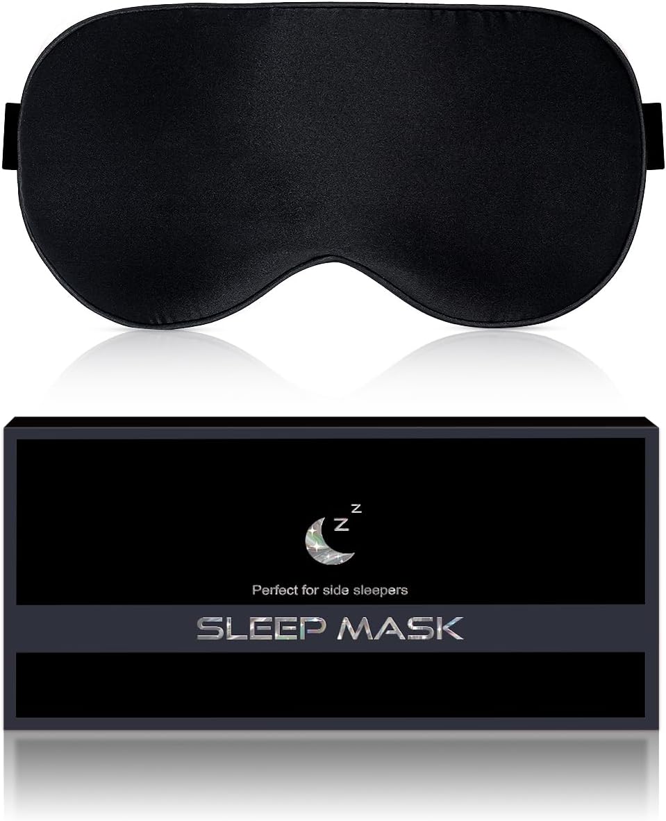This sleep mask is super soft, its real silk. Its the perfect size for my eyes and face to block out light. The strap is adjustable which is nice too. It came in a nice little box, this will definitely be useful for plane travel!