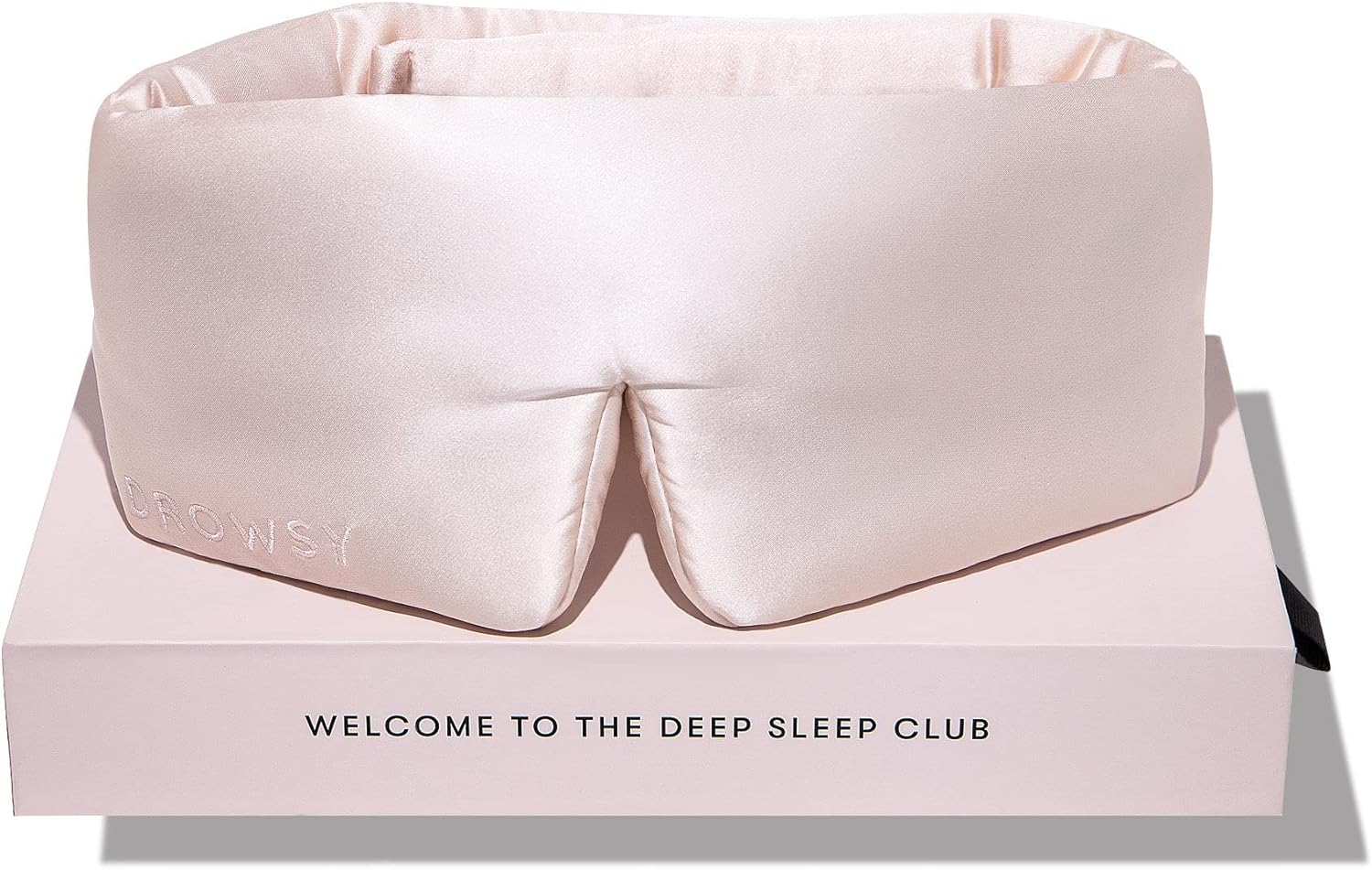 Did I need to buy an 80$ silk sleep mask Probably not. Did I deserve one Absolutely. Do you Yup.This mask is comfortable, soft, dark (I bought the dusty pink one, btw, but they have a blackout layer in the middle, so pick the color you love), and extends down over just enough of my face and over my ears. I can still hear my white noise, but I cannot open my eyes (in a comforting way), nor see any light at all. The silk feels nice on my skin and the hook and loop closure (aka velcro) is su