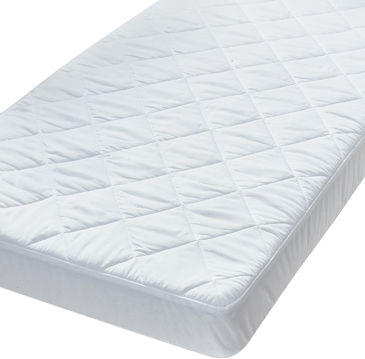 Good quality product, reasonably priced, fits perfectly. Bought three of these mattress covers. Really good bargain, Love them.