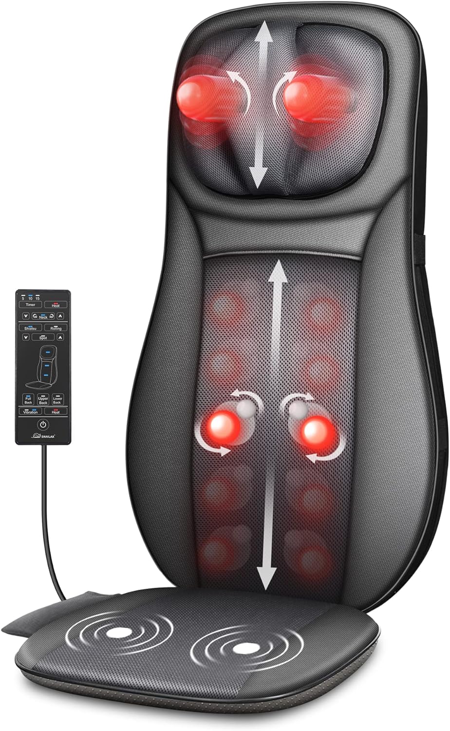 I was looking for a shiatsu chair with heat and neck massage to relieve stressed and tense muscles after long days.I enjoy the ease of use, simple controls, and most importantly, the massage functions themselves. The neck massage is great, nice and strong, and reversible. I love the adjustable lower back spot setting you have the ability to hone in on the tight spots that just need extra that day.Im susceptible to motion sickness, so have to be mindful to keep my head from moving when using th