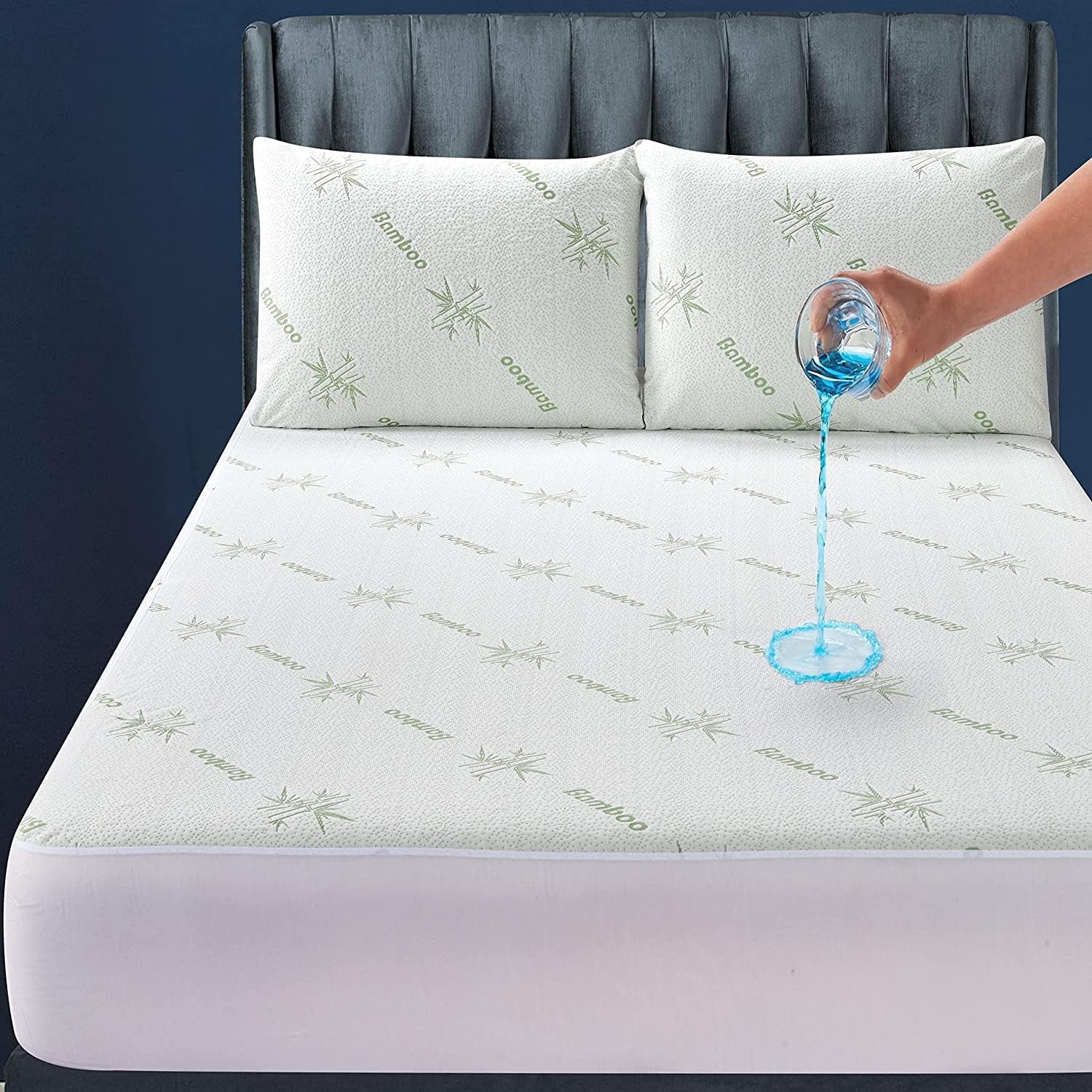 I ordered this to put on my 18 month old grandsons first Big Boy Bed to protect the mattress from accidental diaper leaks, bottle/sippy cup spills and any allergens that go with mattress usage. We have a memory foam mattress made for kids that is about 7 thick and because of the thinner mattress, it is rather baggy on it. If I was to guess the largest size mattress this would fit, I would say a 12 memory foam and or 10 hybrid or inter spring mattress. Going any thicker and I believe it wo