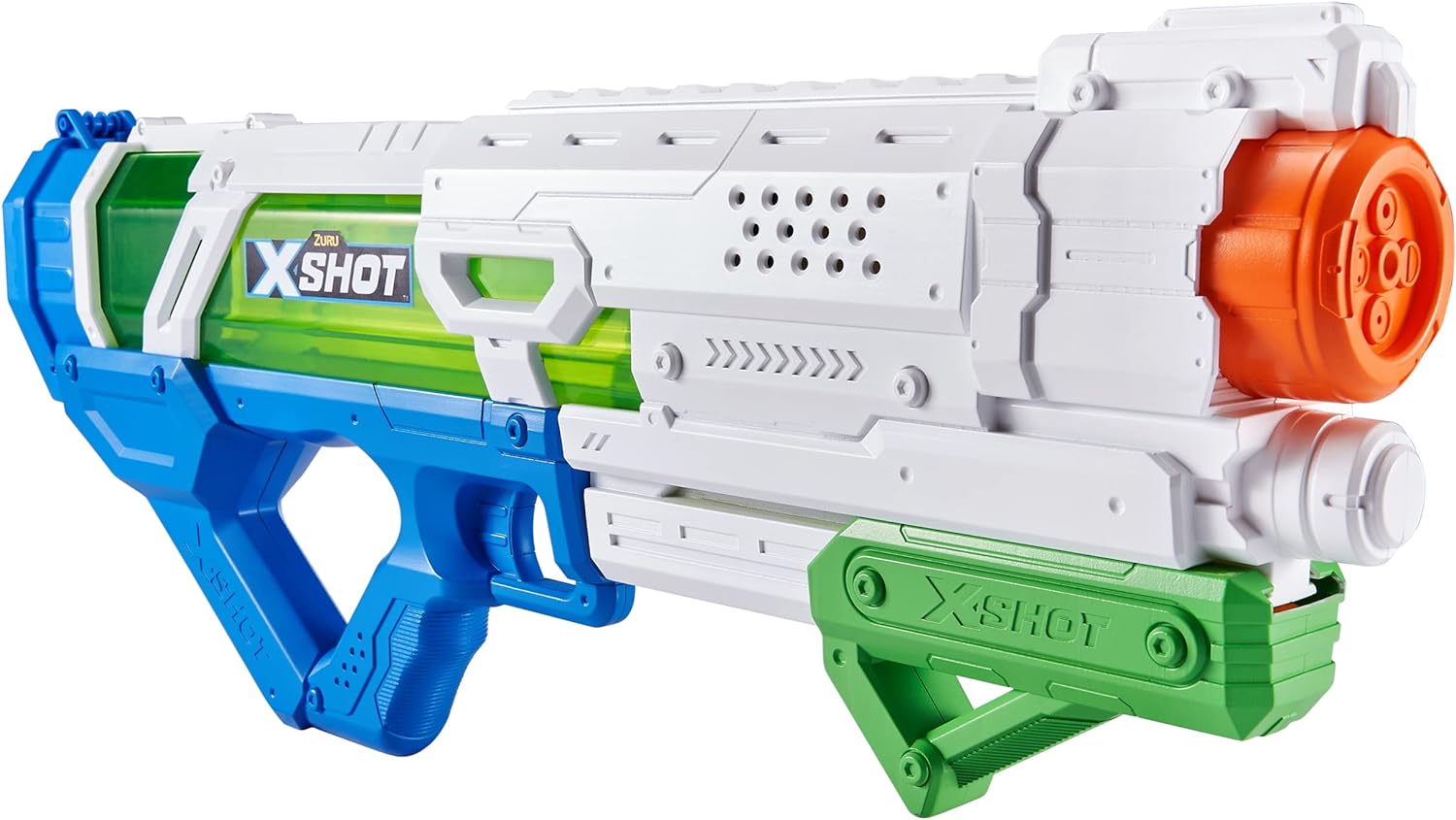 XShot Water Warfare Epic Fast-Fill Water Blaster by ZURU (Custom Packaging), Large , Blue