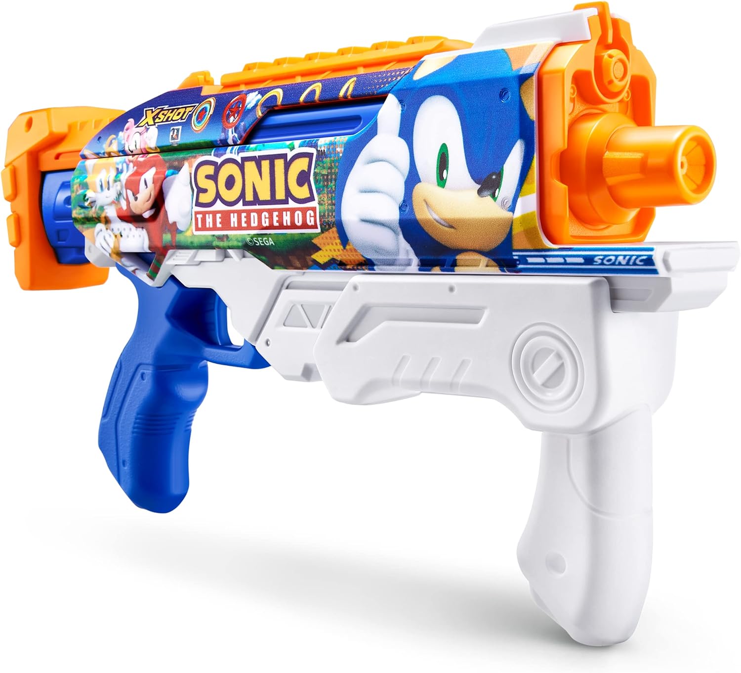 X-Shot Sonic Fast-Fill Hyperload Watergun, Water Blaster, Water Toys, 2 Blasters Total, Fills with Water in just 1 Second!