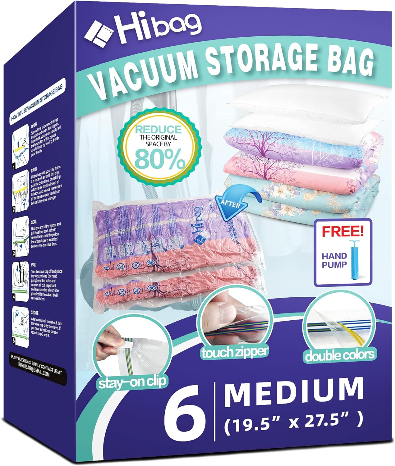 I needed a bunch of these for my winter blankets and these are great. The plastic is thick and the bag is very large. Easy to use and theres a BUNCH of these in the box. They work well and the price was right